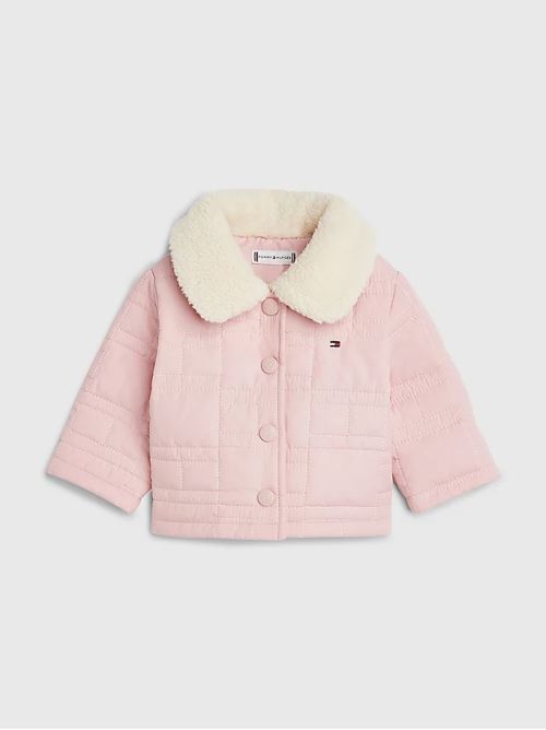 BABY QUILTED FLAG JACKET TOMMY HILFIGER | KN0KN01470J/TH4